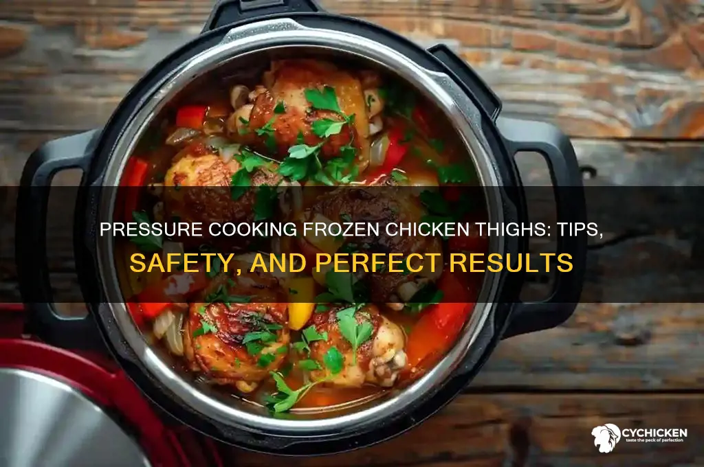 can i pressure cook frozen chicken thighs