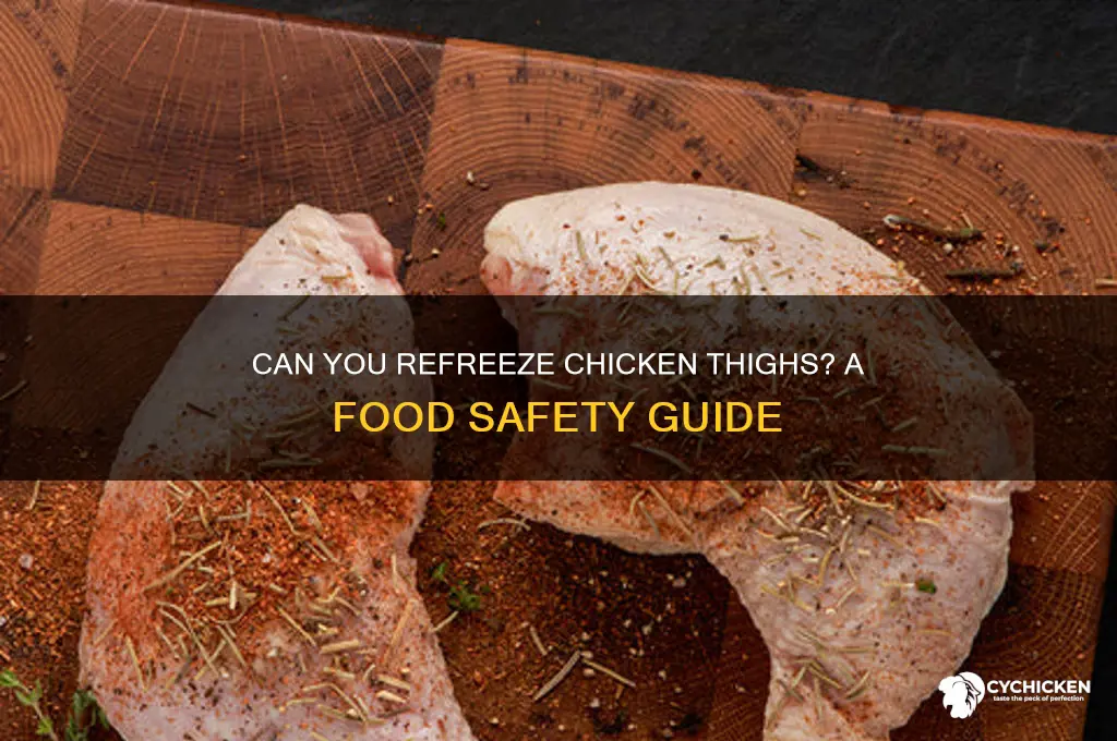 can i refreeze chicken thigh