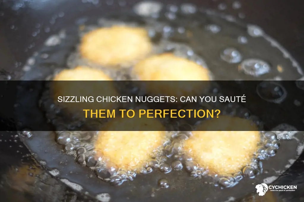 can i saute chicken nuggets
