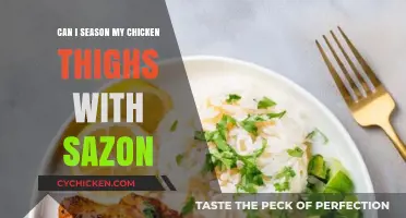 Sazon Seasoning Magic: Elevating Chicken Thighs with Flavorful Simplicity
