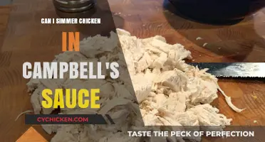 Simmering Chicken in Campbell's Sauce: Easy, Flavorful, and Quick Recipe