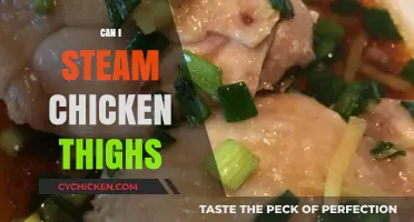 Steaming Chicken Thighs: A Healthy, Juicy, and Easy Cooking Method