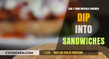 Transform Buffalo Chicken Dip into Delicious Sandwiches: A Creative Recipe Twist