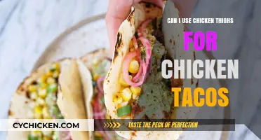 Chicken Thighs in Tacos: A Juicy, Flavorful Alternative to Breast Meat
