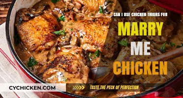 Chicken Thighs for Marry Me Chicken: A Delicious Twist?