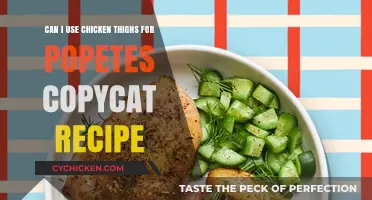 Chicken Thighs in Popettes Copycat Recipe: A Tasty Alternative?