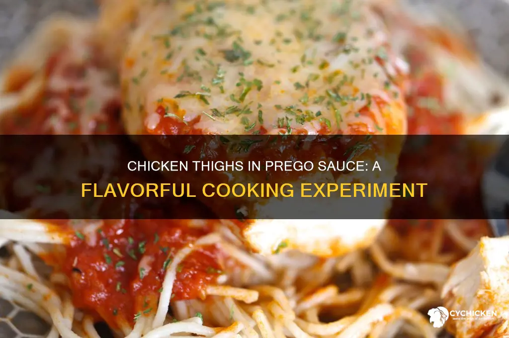 can i use chicken thighs for prego cooking sauce