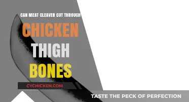 Meat Cleaver vs. Chicken Thigh Bones: Cutting Through the Truth