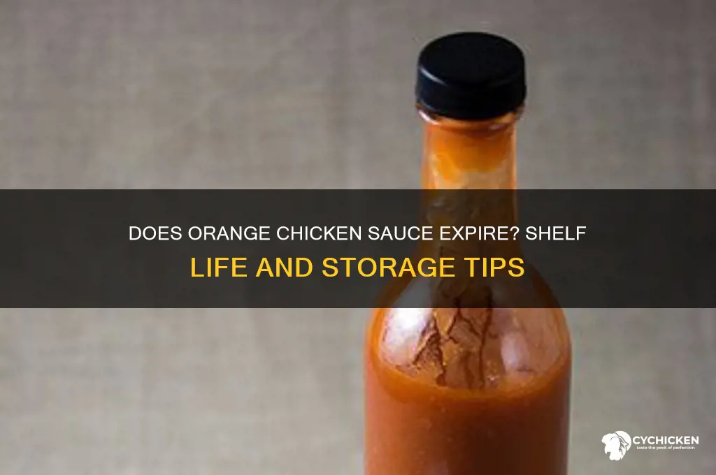 can orange chicken sauce go bad