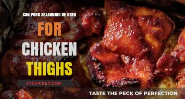 Using Pork Seasoning on Chicken Thighs: Flavorful Twist or Culinary Misstep?