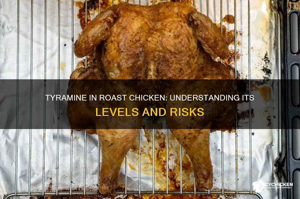 can roast chicken have high levels of tyramine