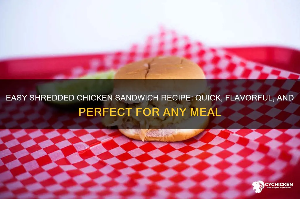 can shredded chicken sandwich recipe