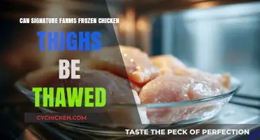 Thawing Signature Farms Frozen Chicken Thighs: A Quick and Safe Guide