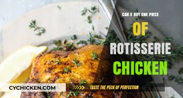 Can You Buy a Single Piece of Rotisserie Chicken?