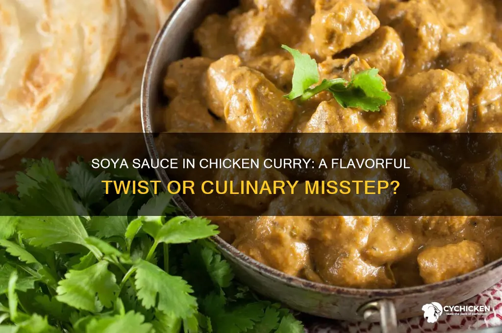 can we add soya sauce in chicken curry