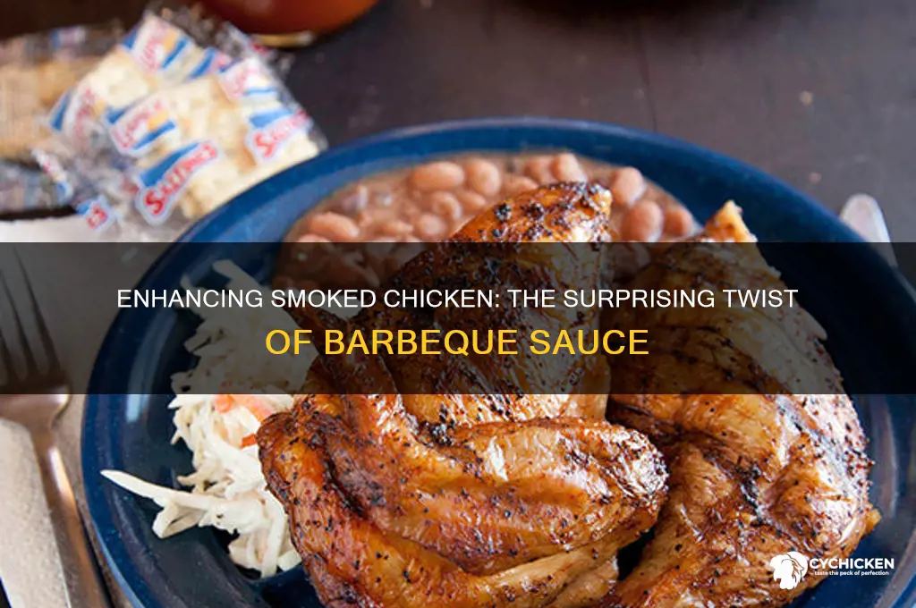 can you add barbeque sauce to smoked chicken