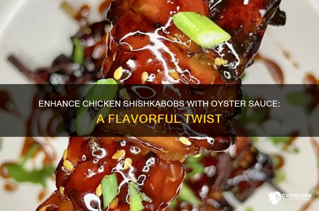 can you add oyster sauce to chicken shiskabobs