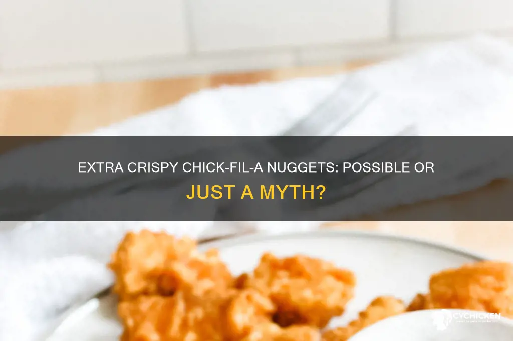 can you ask for extra crispy nuggets at chick-fil-a