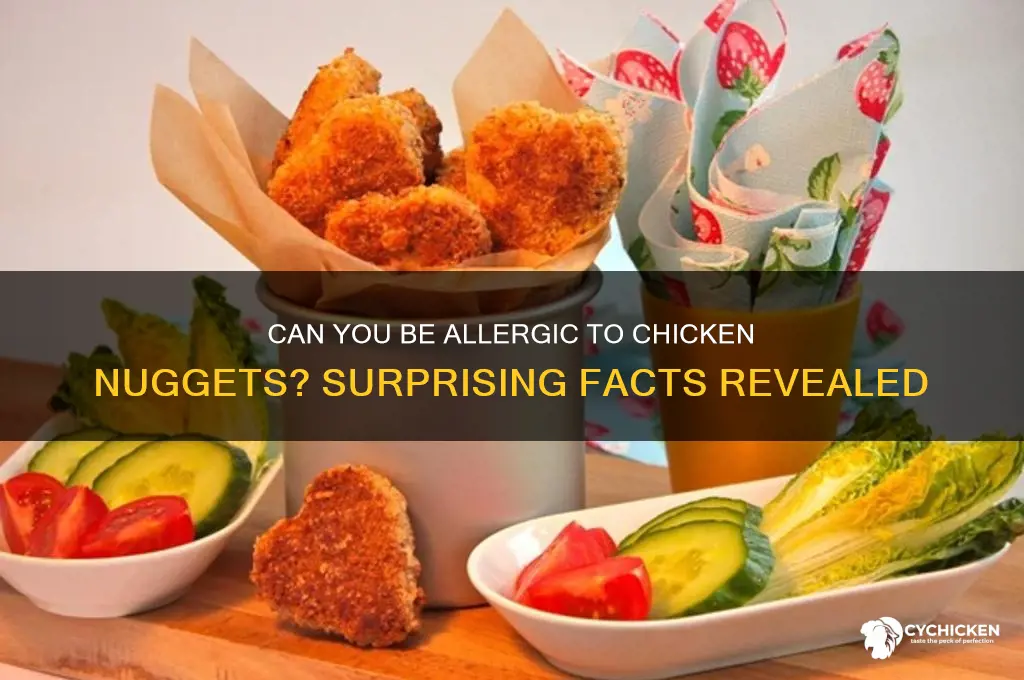 can you be allergic to chicken nuggets