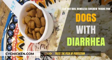 Boiling Boneless Chicken Thighs for Dogs with Diarrhea: Safe or Not?