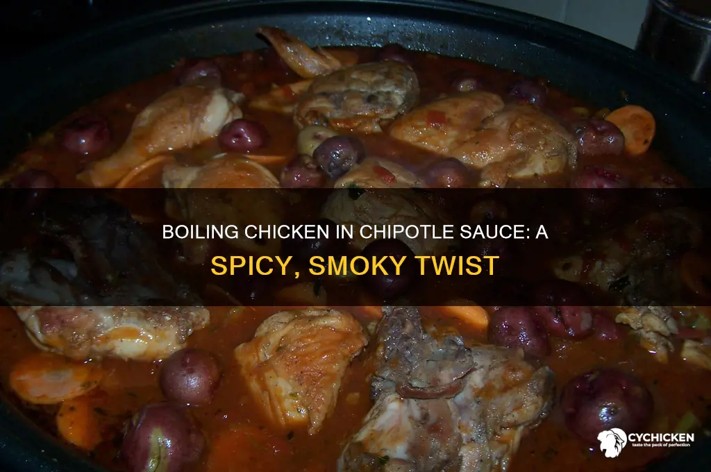 can you boil chicken chipotle sauce