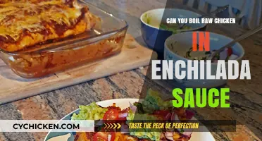 Boiling Raw Chicken in Enchilada Sauce: Tips and Tricks