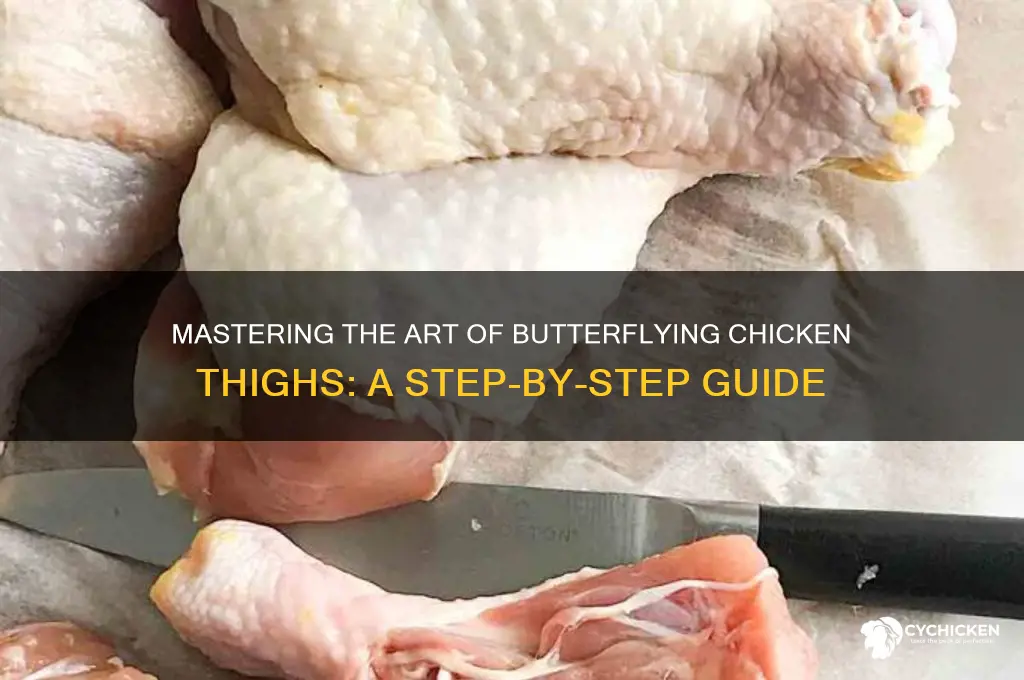 can you butterfly chicken thigh