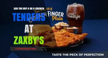 Zaxby's Chicken Tenders: Exploring 6 or 8 Piece Options for Purchase