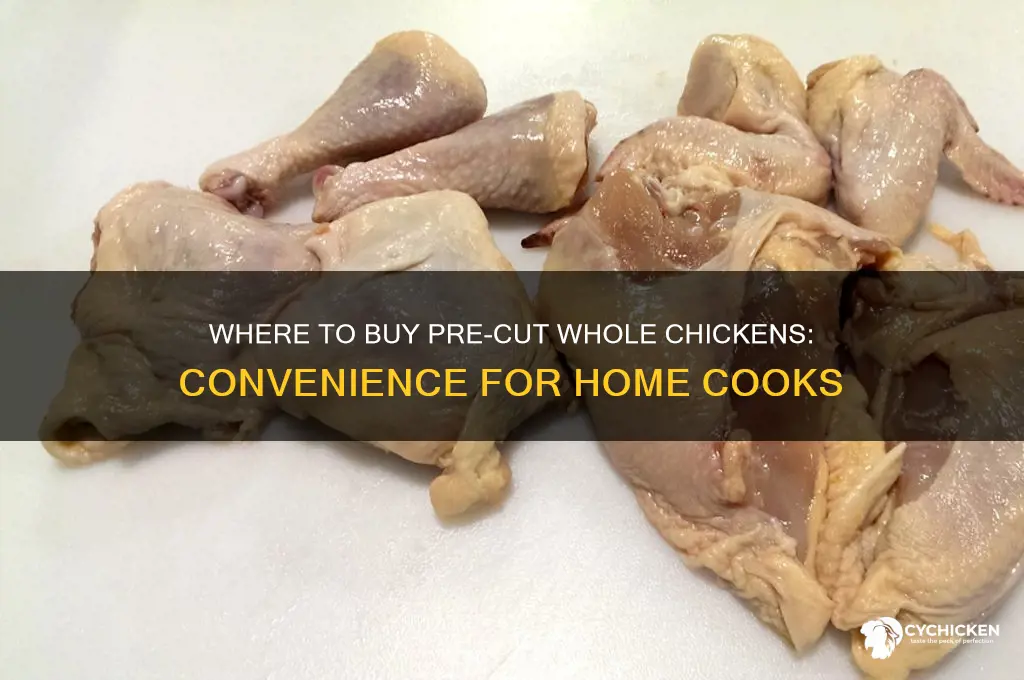 can you buy a whole chicken already cut up