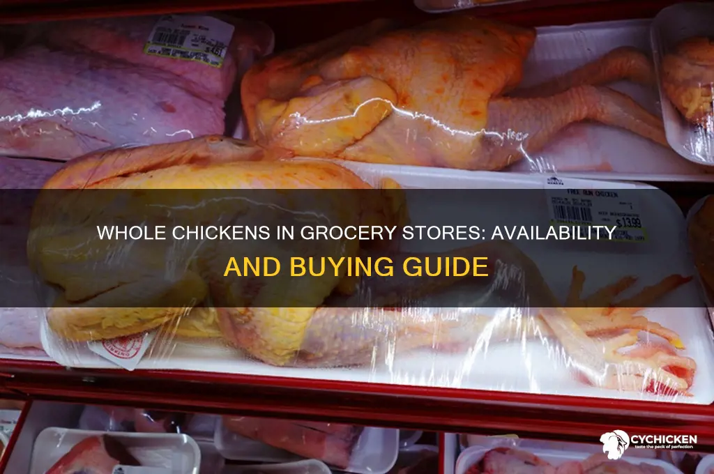 can you buy a whole chicken in a grocery store