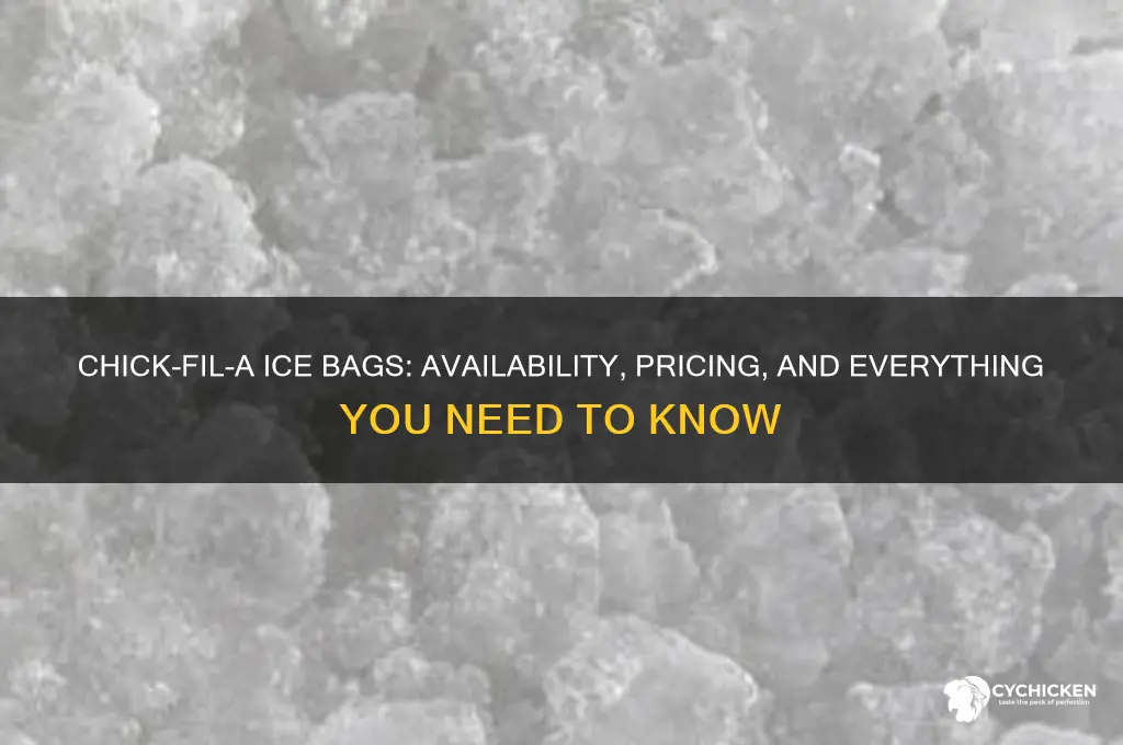 can you buy bags of ice from chick fil a