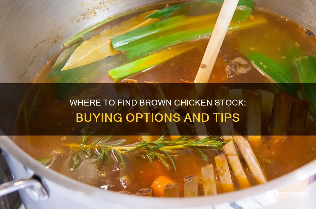 can you buy brown chicken stock
