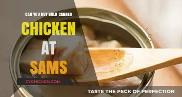 Where to Buy Bulk Canned Chicken at Sam's Club