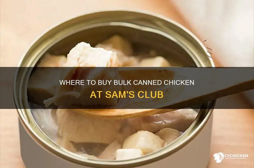 can you buy bulk canned chicken at sams