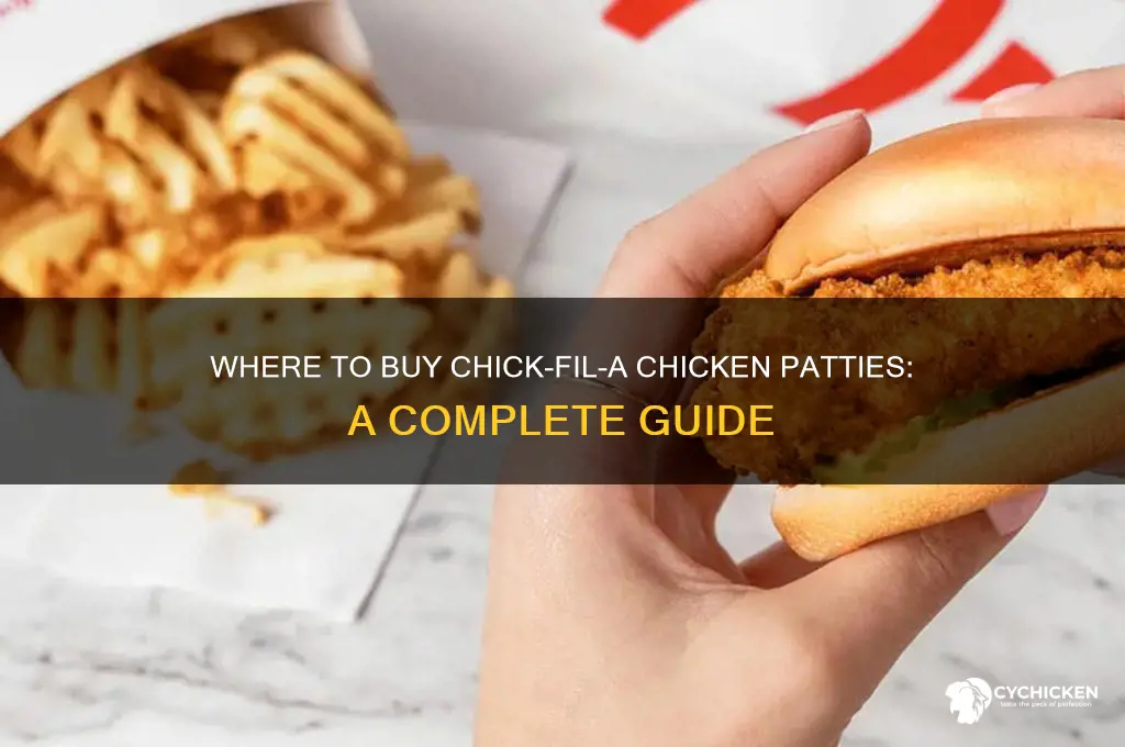 can you buy chick fil a chicken patties