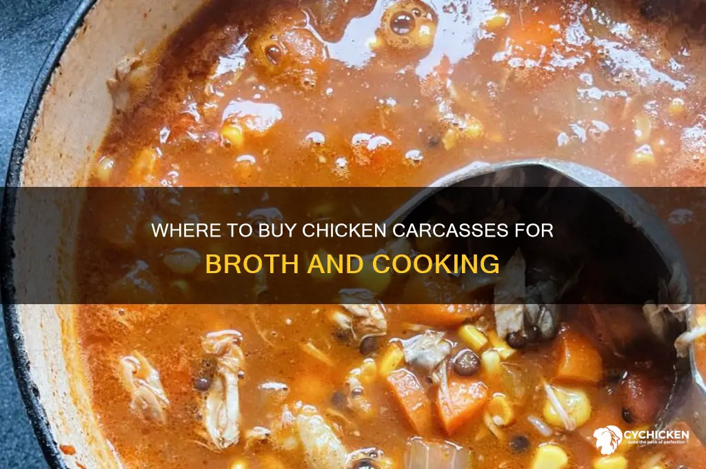 can you buy chicken carcasses
