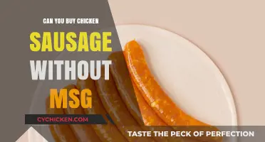 Finding MSG-Free Chicken Sausage: A Guide to Healthier Options