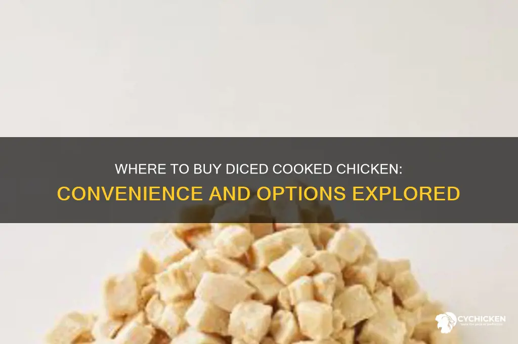 can you buy diced cooked chicken