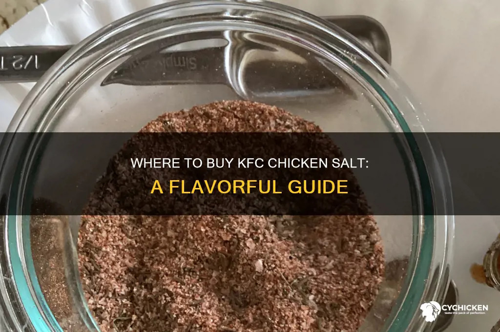 can you buy kfc chicken salt