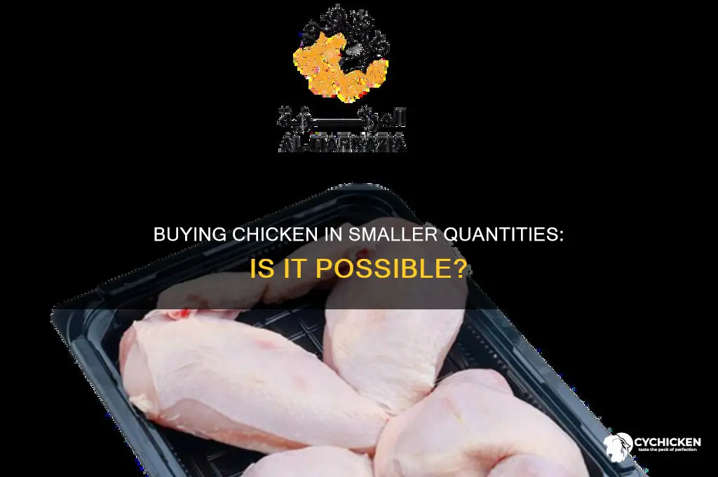 can you buy less than one chicken