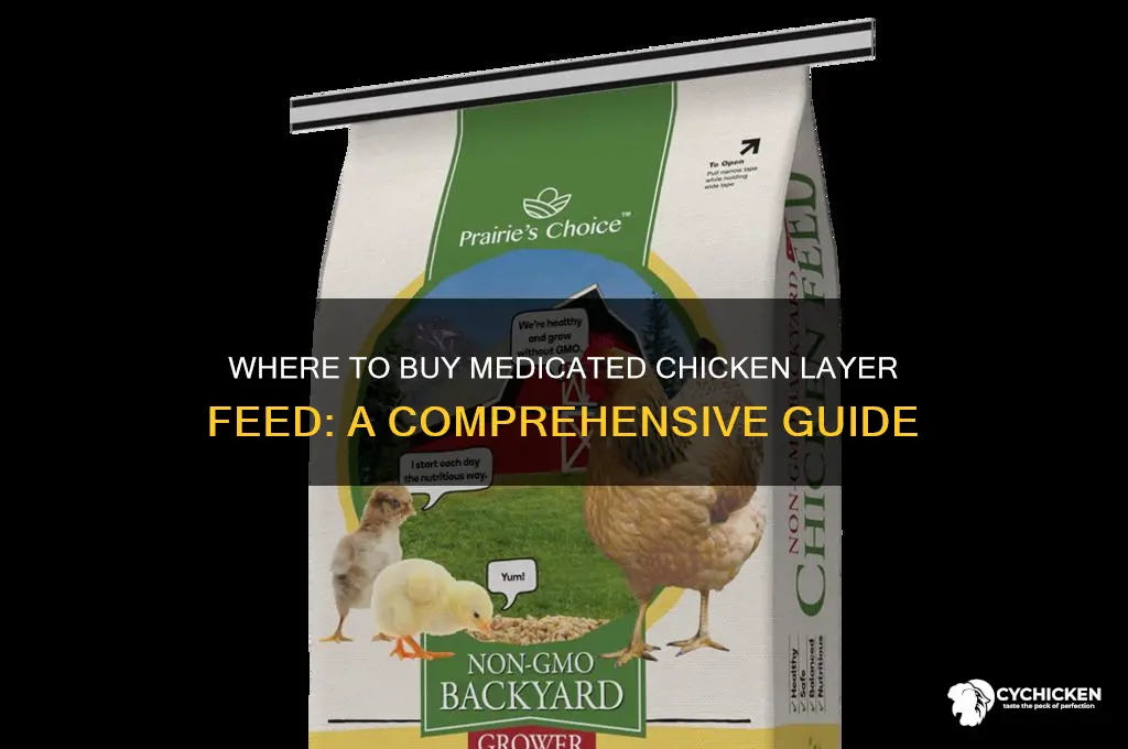 can you buy medicated chicken layer feed