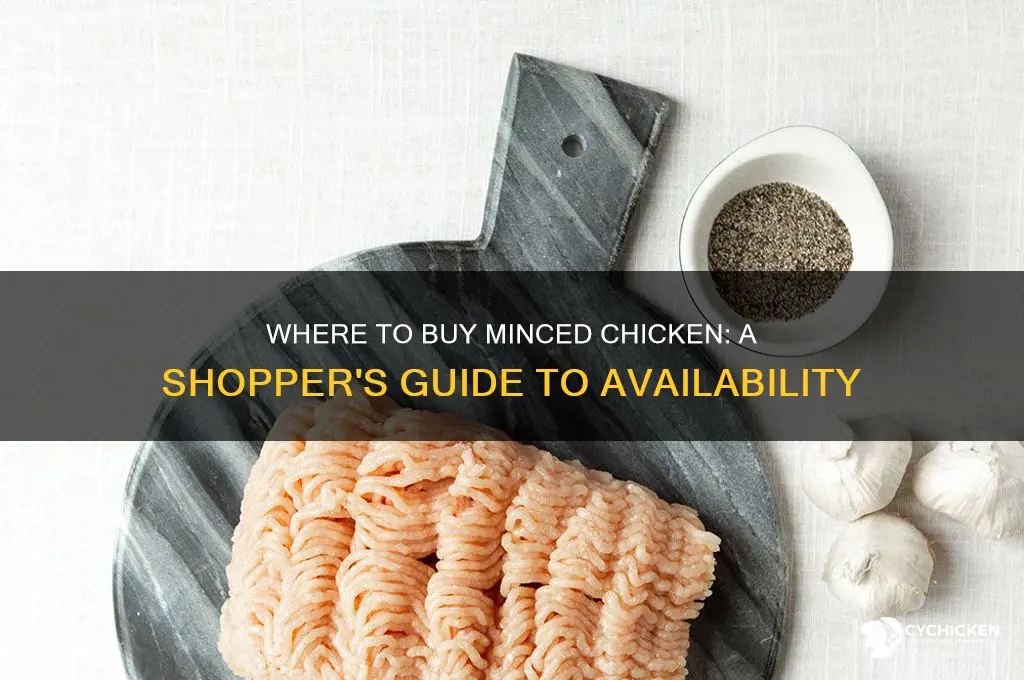 can you buy minced chicken