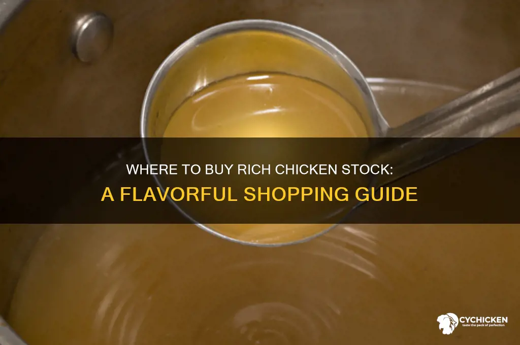 can you buy rich chicken stock