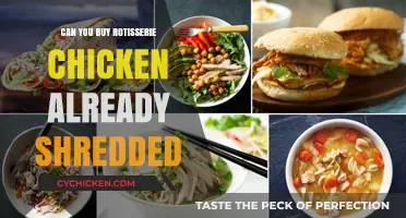 Where to Find Pre-Shredded Rotisserie Chicken for Quick Meals
