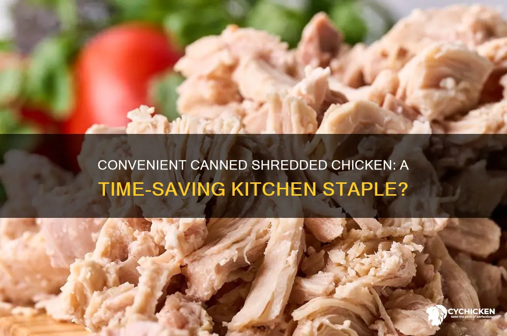can you buy shredded chicken in a can