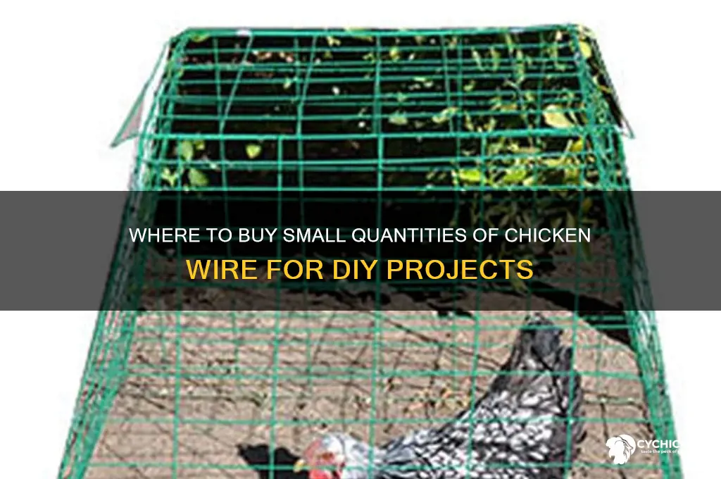 can you buy small amount of chicken wire