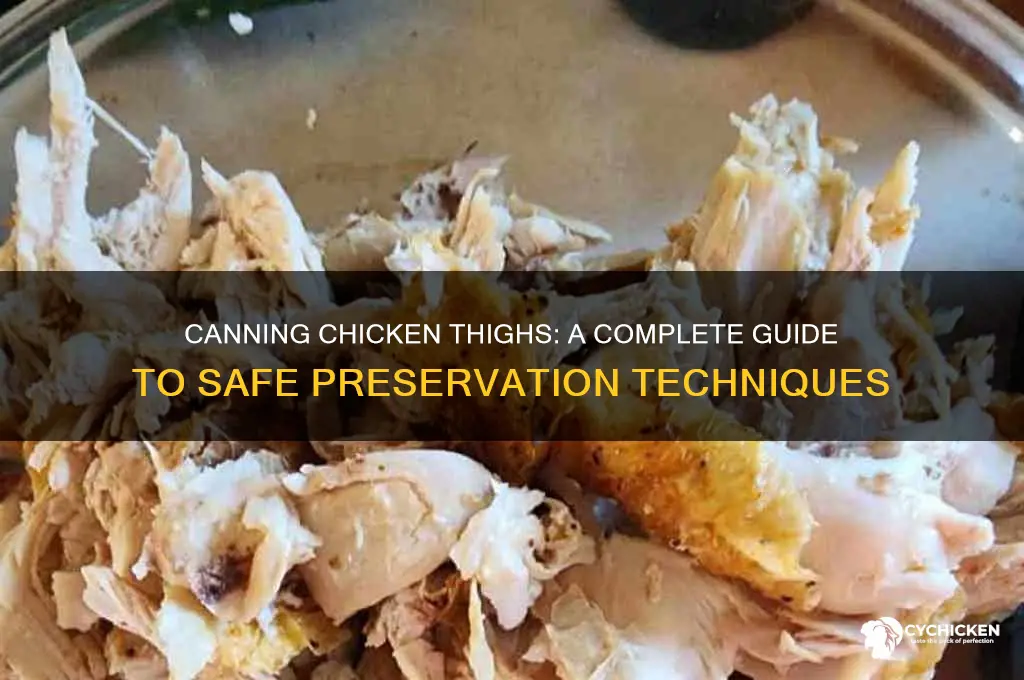 can you can chicken thighs