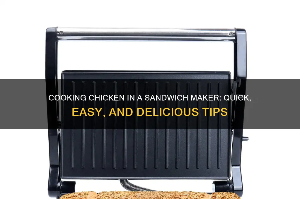 can you cook chicken in a sandwich maker