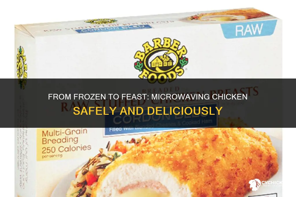 can you cook chicken in the microwave from frozen