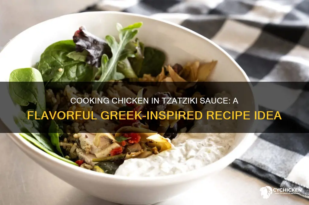 can you cook chicken in tzatziki sauce